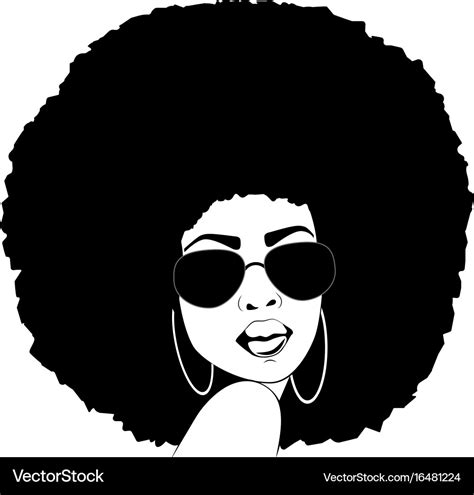 afro vector art